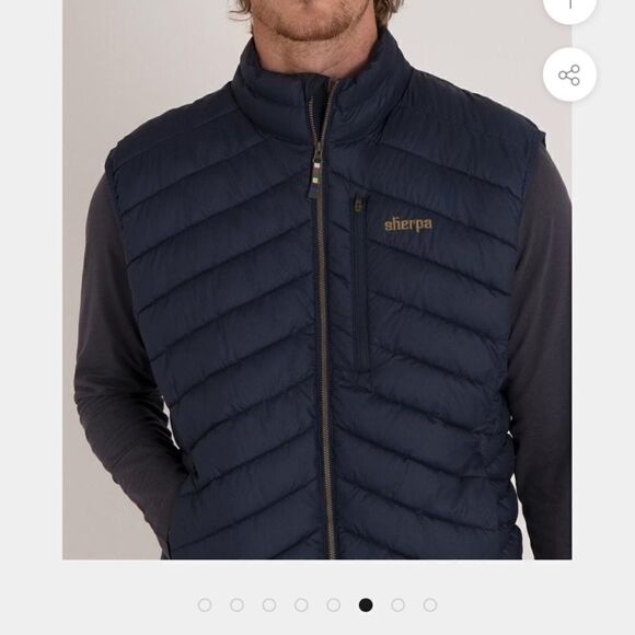 LIKE NEW MENS XL SHERPA ANNAPURNA FEATHERLESS VEST - Picture 4 of 11